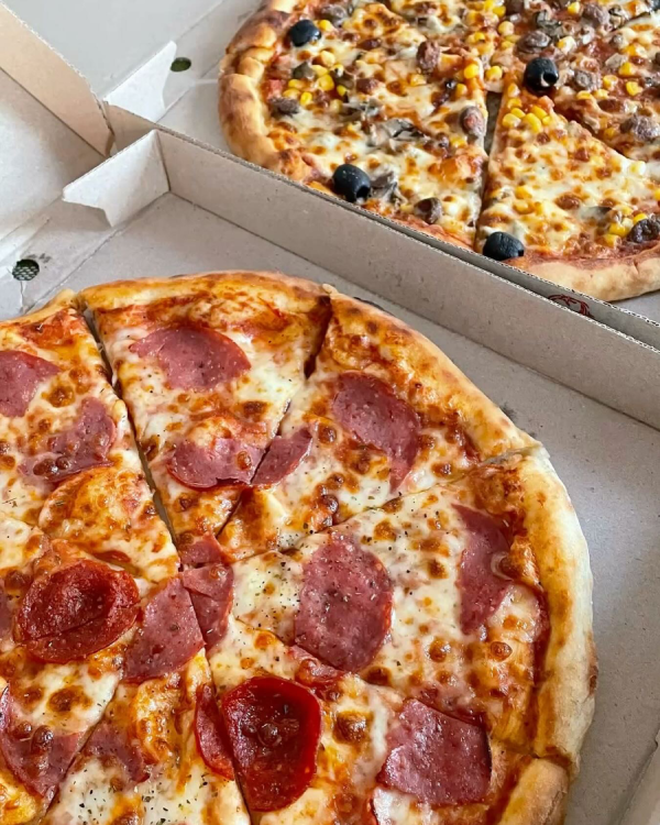 Artisan pizza selection