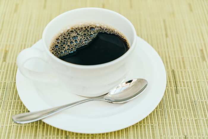 Freshly brewed coffee and specialty drinks